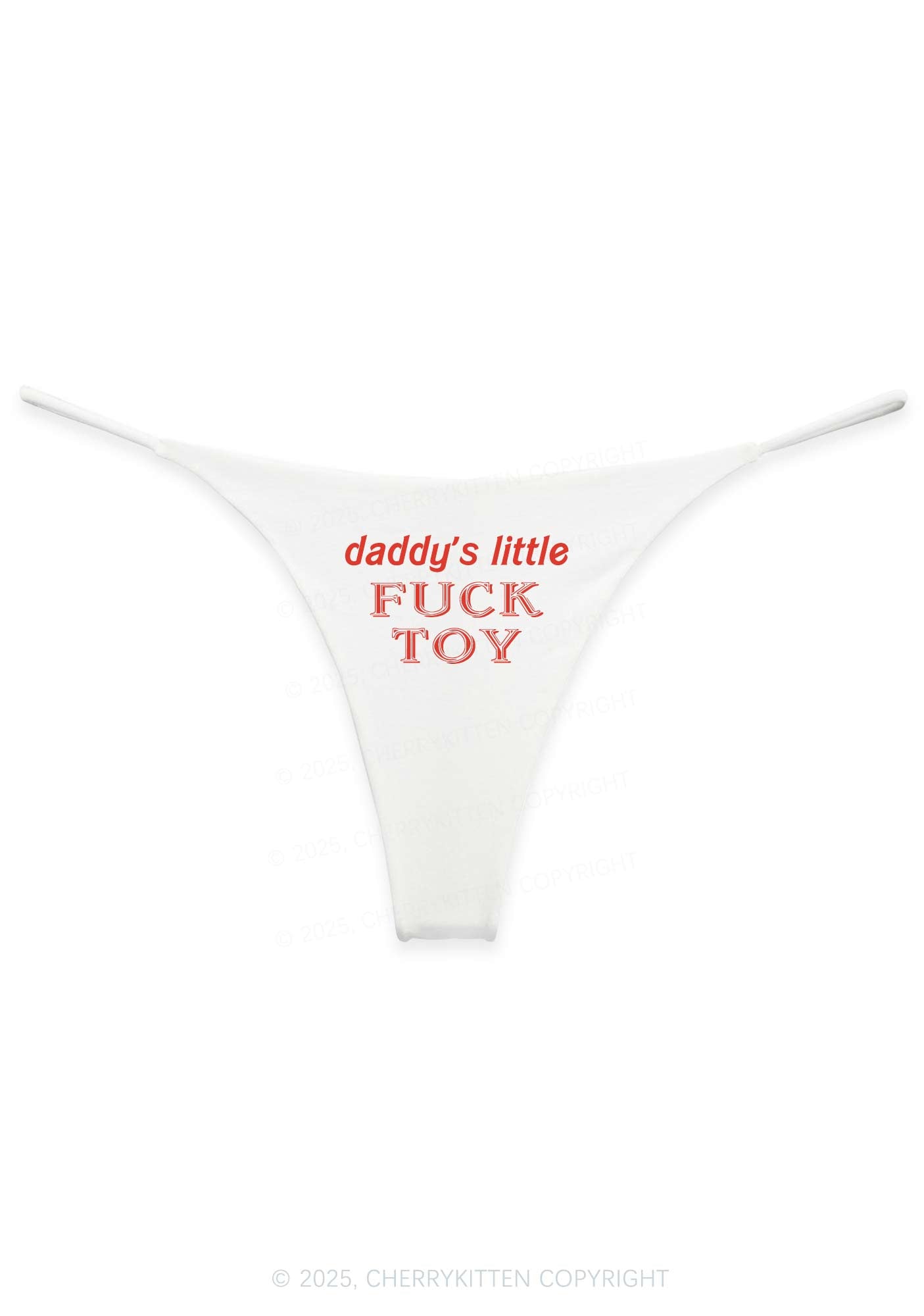 Daddys Little Fxxk Toy Y2K Bikini String Thong Cherrykitten