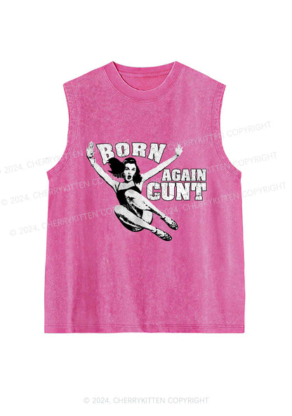 Born Again Cxxt Y2K Washed Tank Cherrykitten