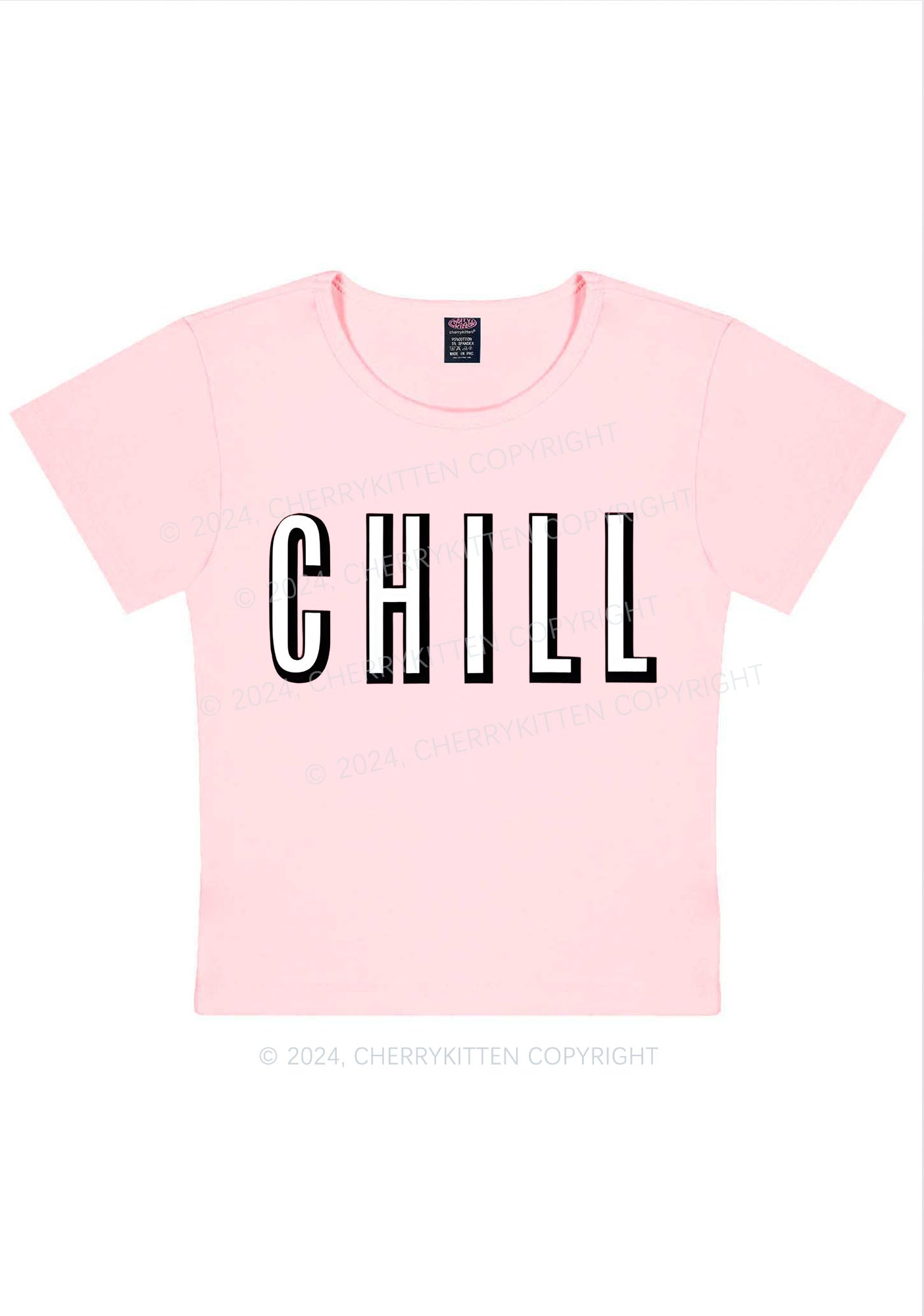 Big Chill Y2K Valentine's Day Baby Tee Cherrykitten