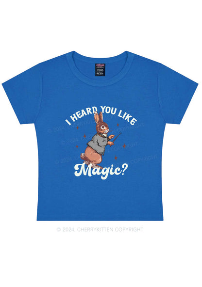 I Heard You Like Magic Y2K Baby Tee Cherrykitten