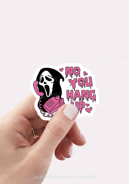 Halloween No You Hang Up 1Pc Y2K Sticker Cherrykitten