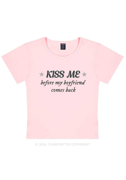 Kiss Me Y2K Baby Tee Cherrykitten