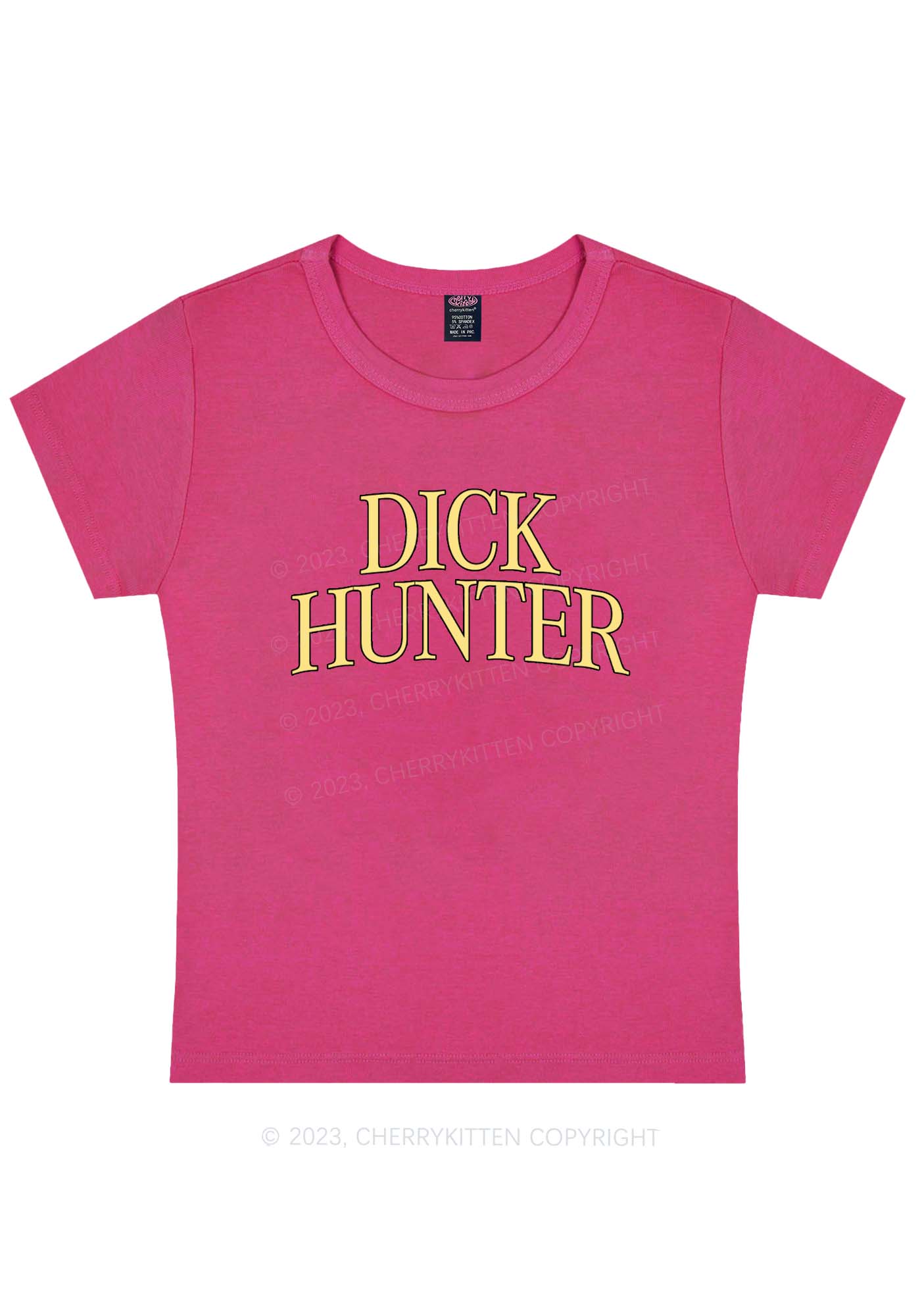 Curvy Dxxk Hunter Y2K Baby Tee Cherrykitten