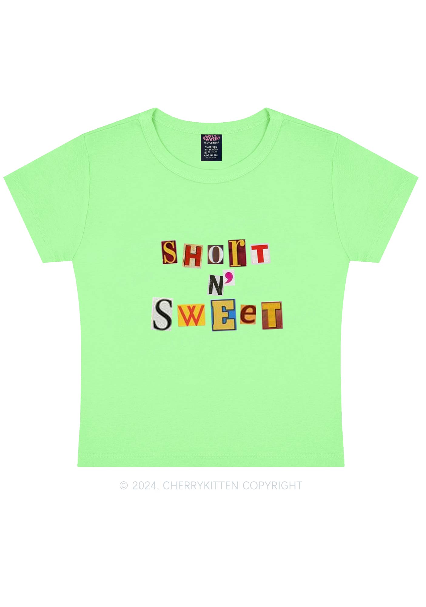 Short N Sweet Y2K Baby Tee Cherrykitten