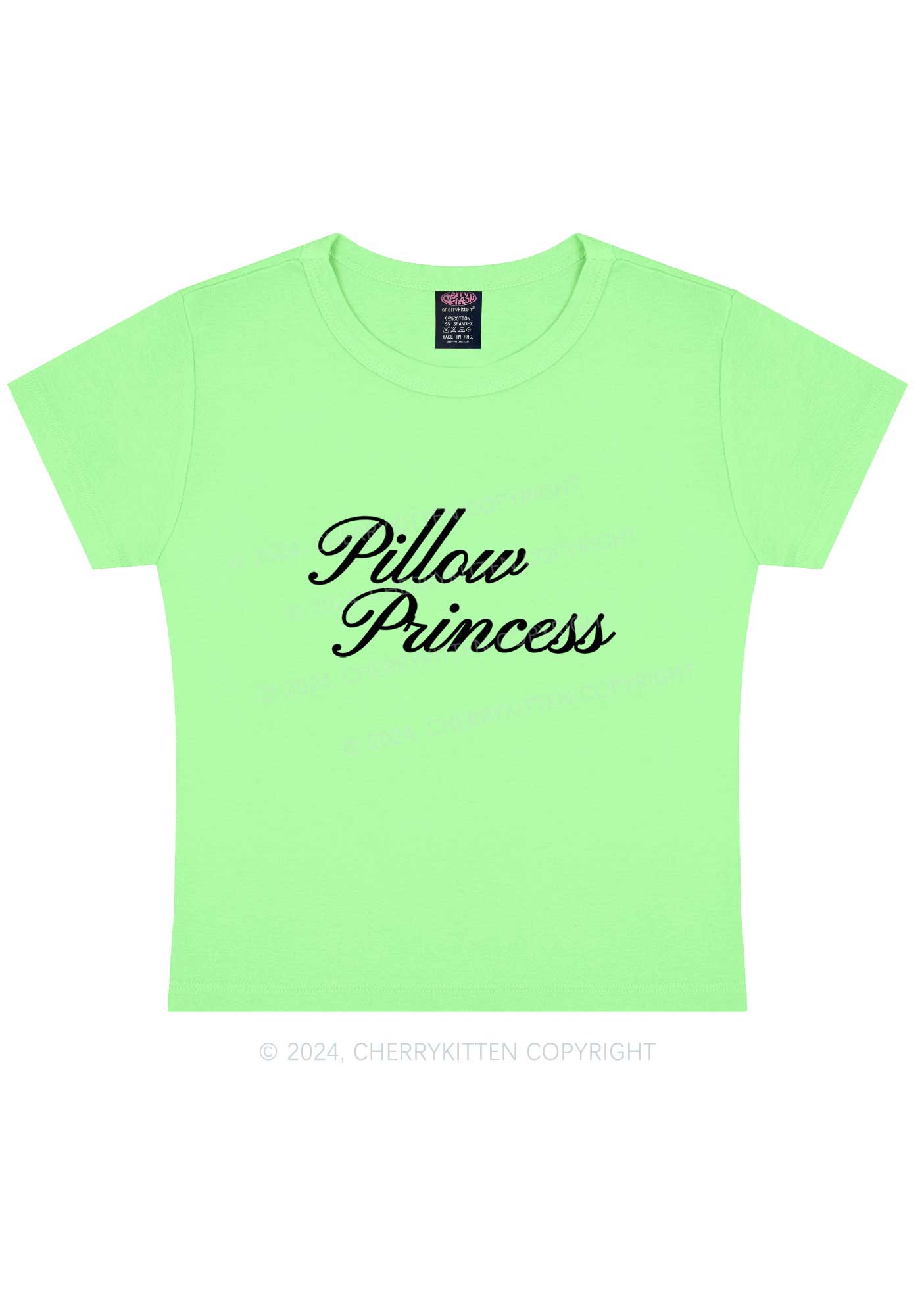 Pillow Princess Y2K Baby Tee Cherrykitten