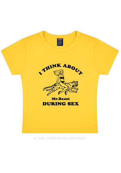 Think About During Sx Y2K Baby Tee Cherrykitten