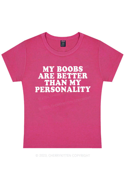 Curvy Bxxbs Better Than Personality Y2K Baby Tee Cherrykitten