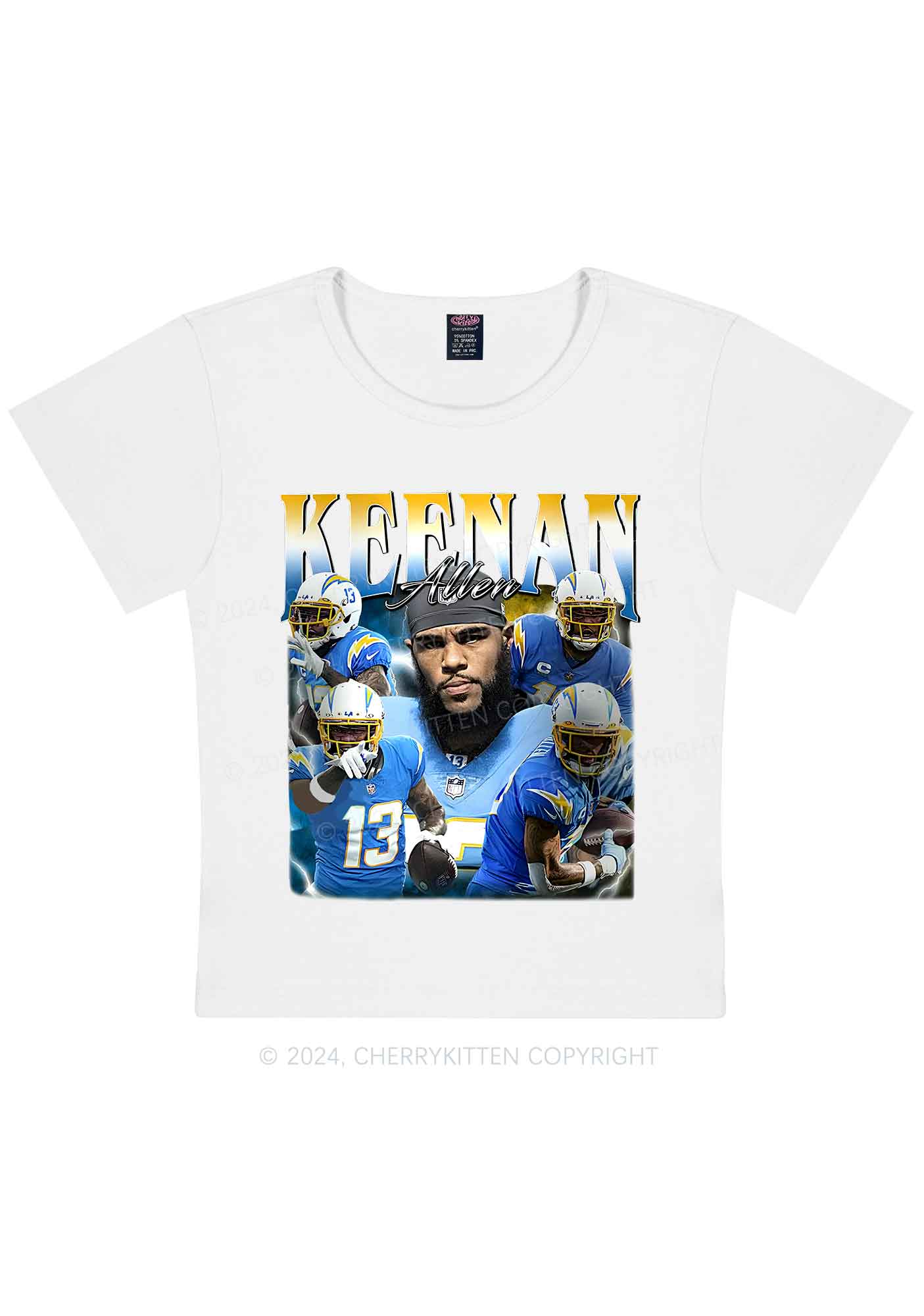 Vintage Keenan Y2K Super Bowl Baby Tee Cherrykitten