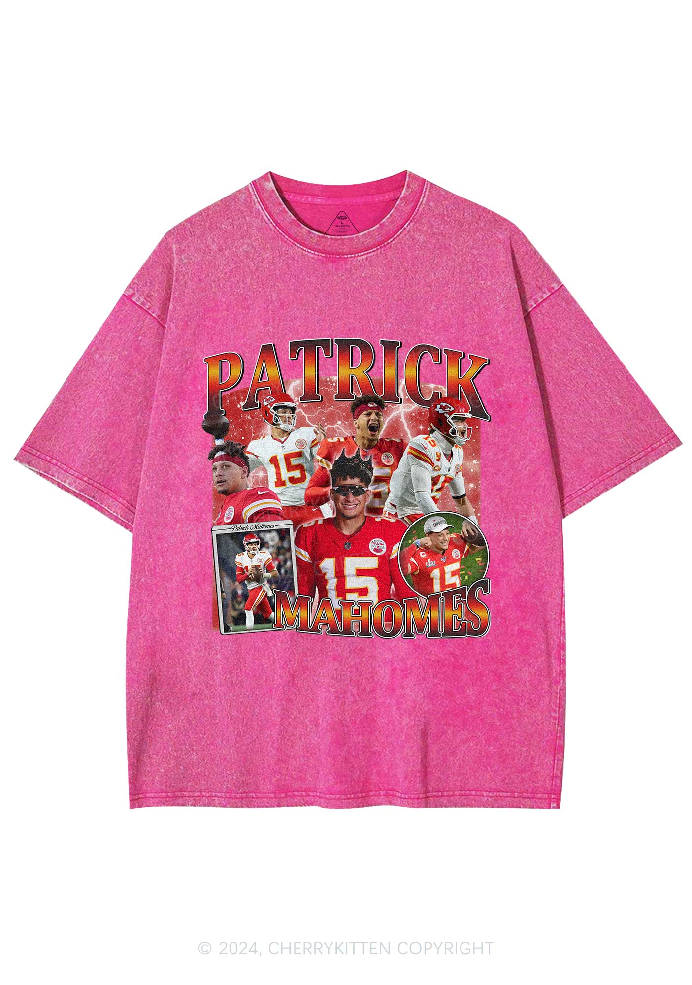 Vintage Patrick Y2K Super Bowl Washed Tee Cherrykitten