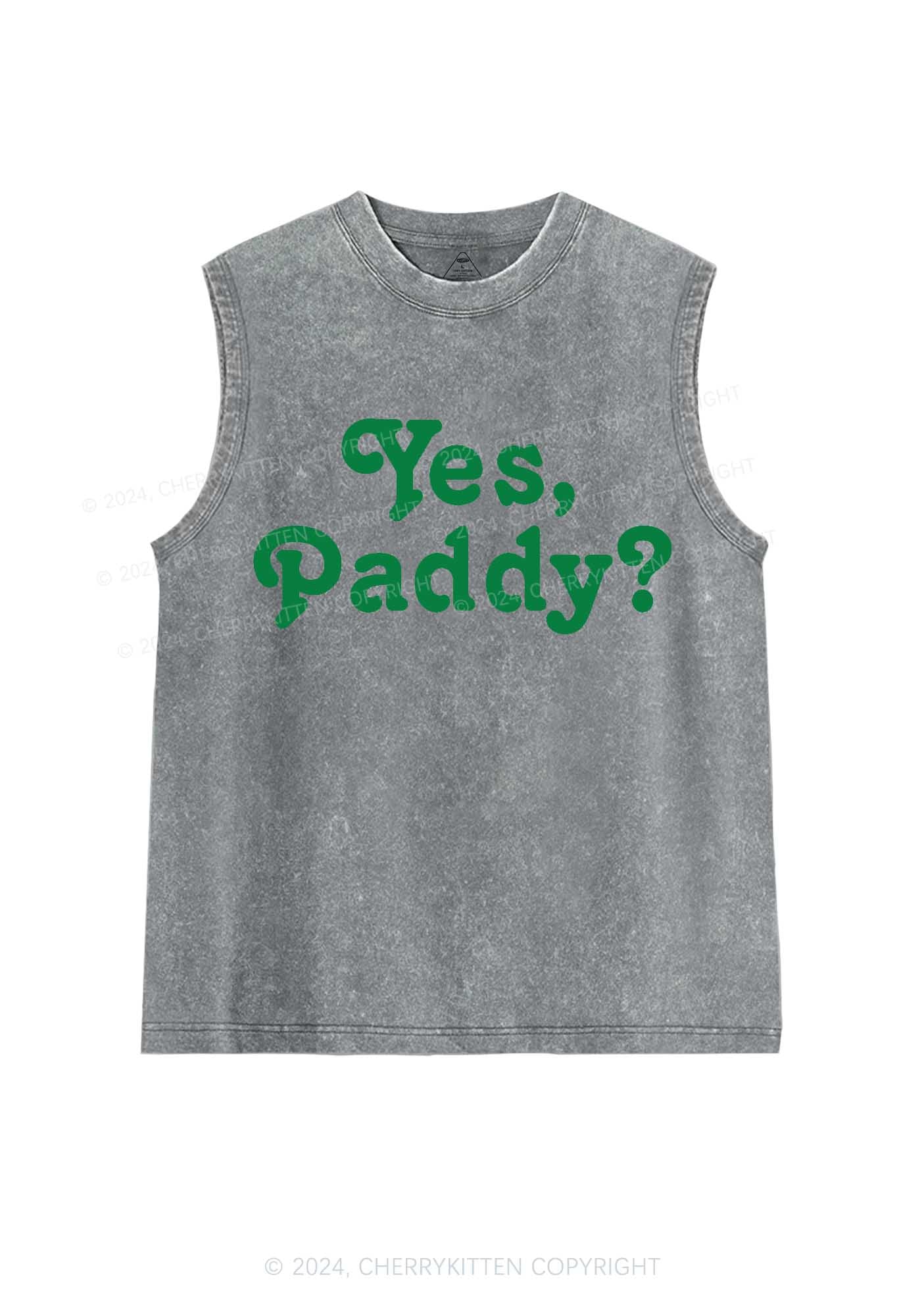 Yes Paddy St Patricks Y2K Washed Tank Cherrykitten