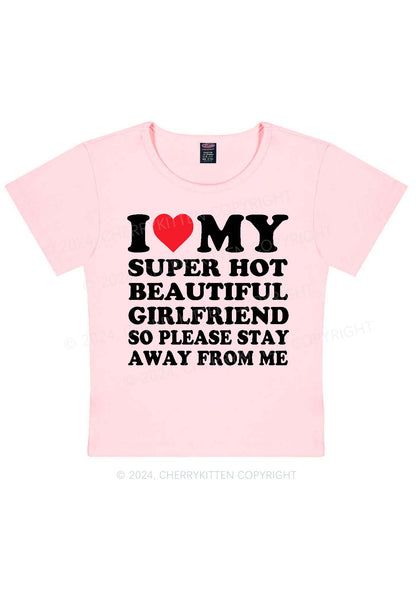 Love My Hot Girlfriend Y2K Valentine's Day Baby Tee Cherrykitten