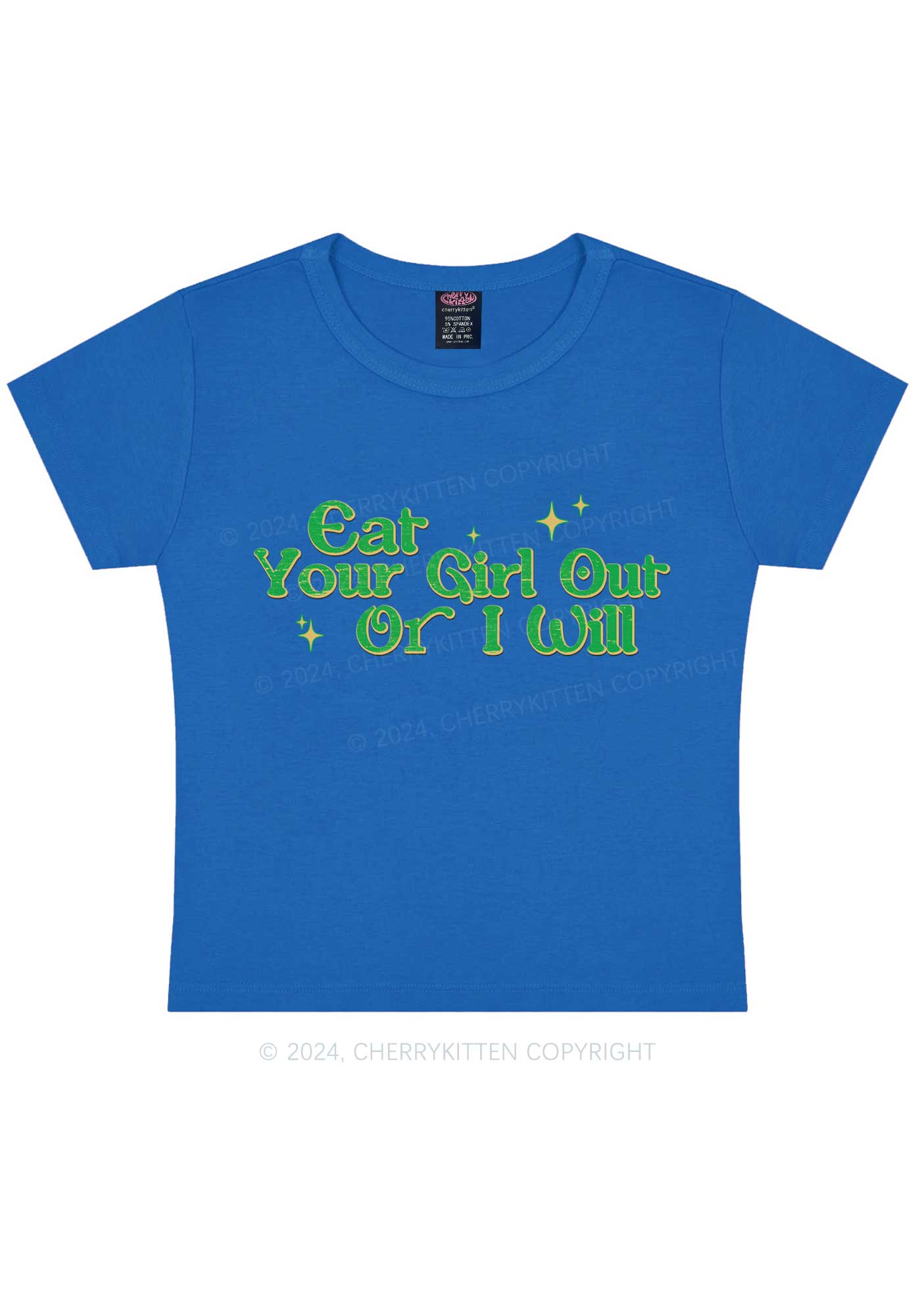 I Will Eat Your Girl Y2K Baby Tee Cherrykitten