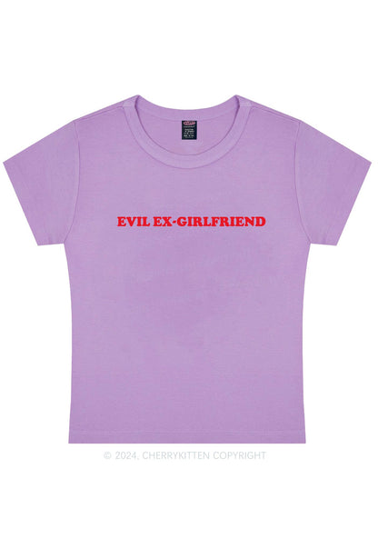 Evil Ex Girlfriend Y2K Baby Tee Cherrykitten