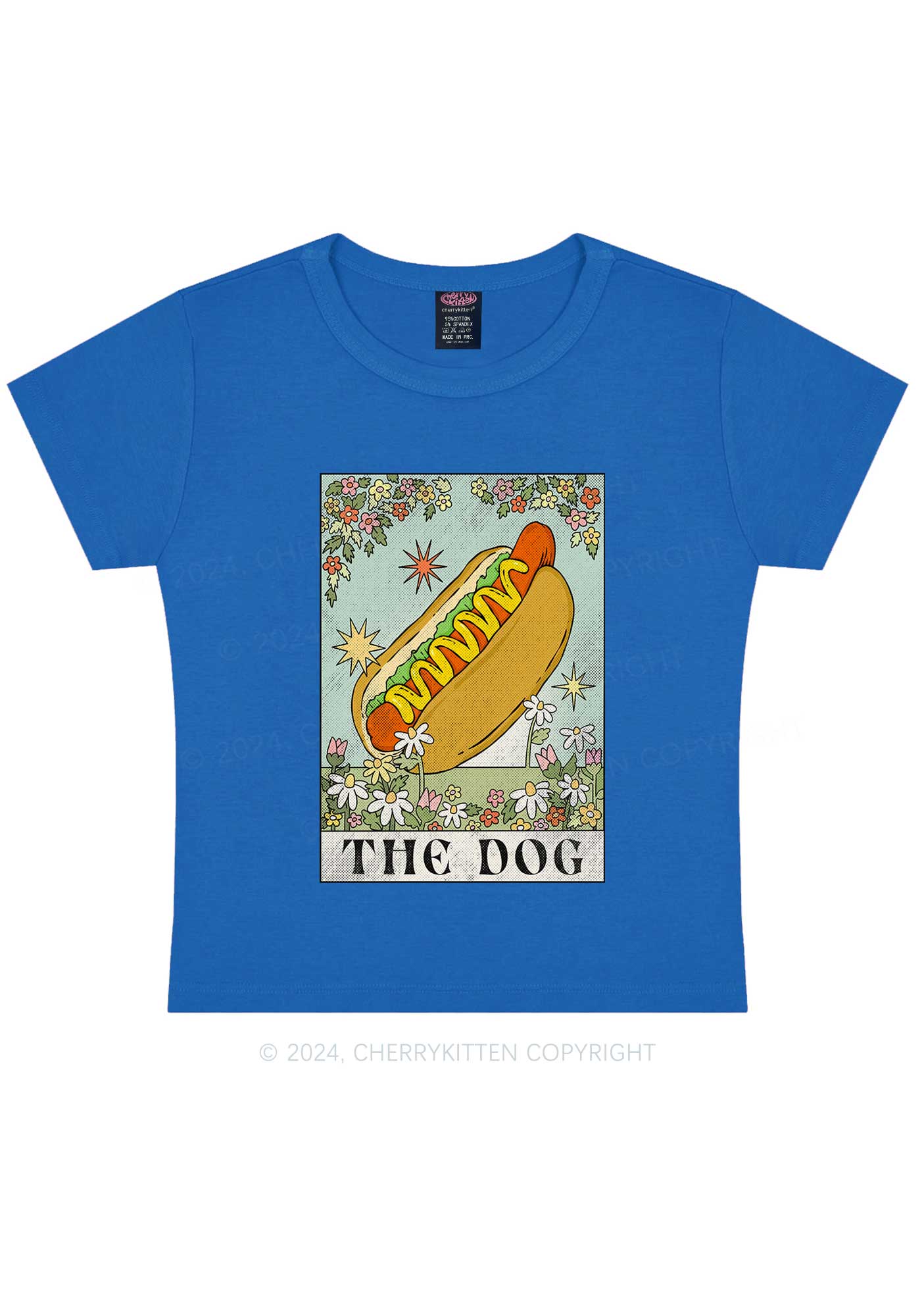 The Hot Dog Y2K Baby Tee Cherrykitten