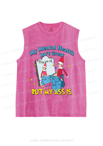 Christmas Big Axx Elf Y2K Washed Tank Cherrykitten