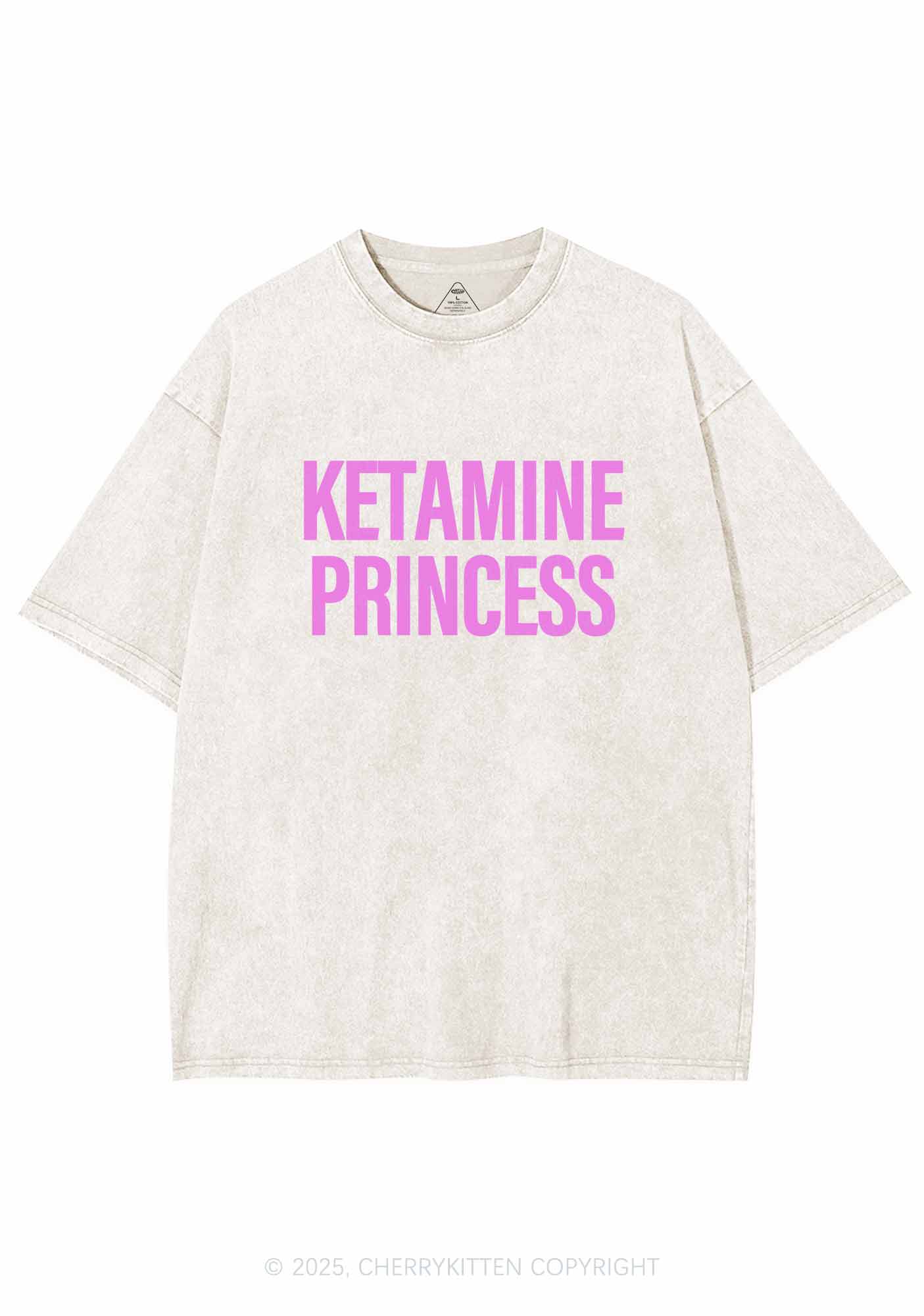 K Princess Y2K Washed Tee Cherrykitten