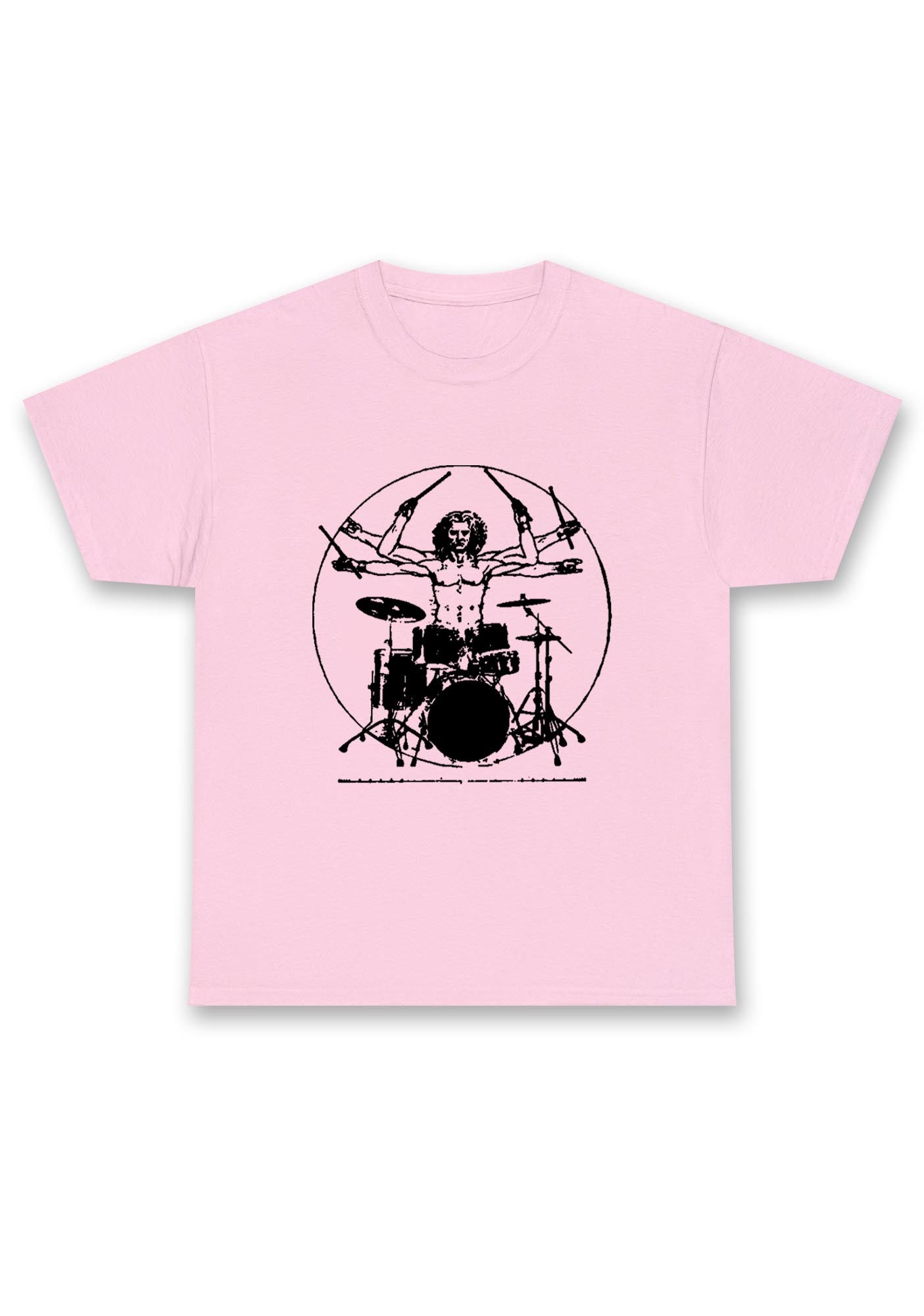 Vitruvian Drummer Chunky Shirt