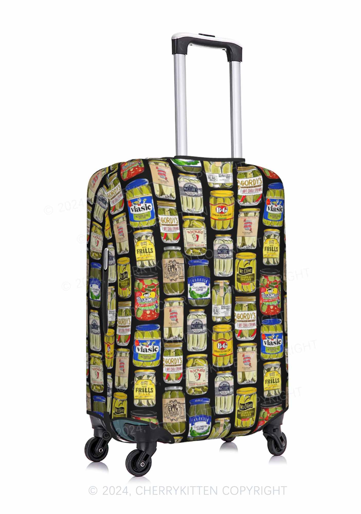 Black Pickles Y2K Luggage Cover Cherrykitten