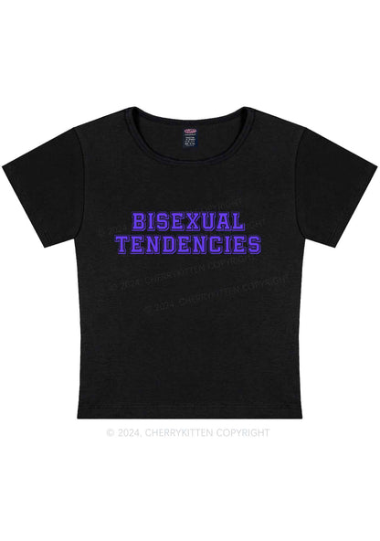 Curvy Bisexual Tendencies Y2K Baby Tee Cherrykitten