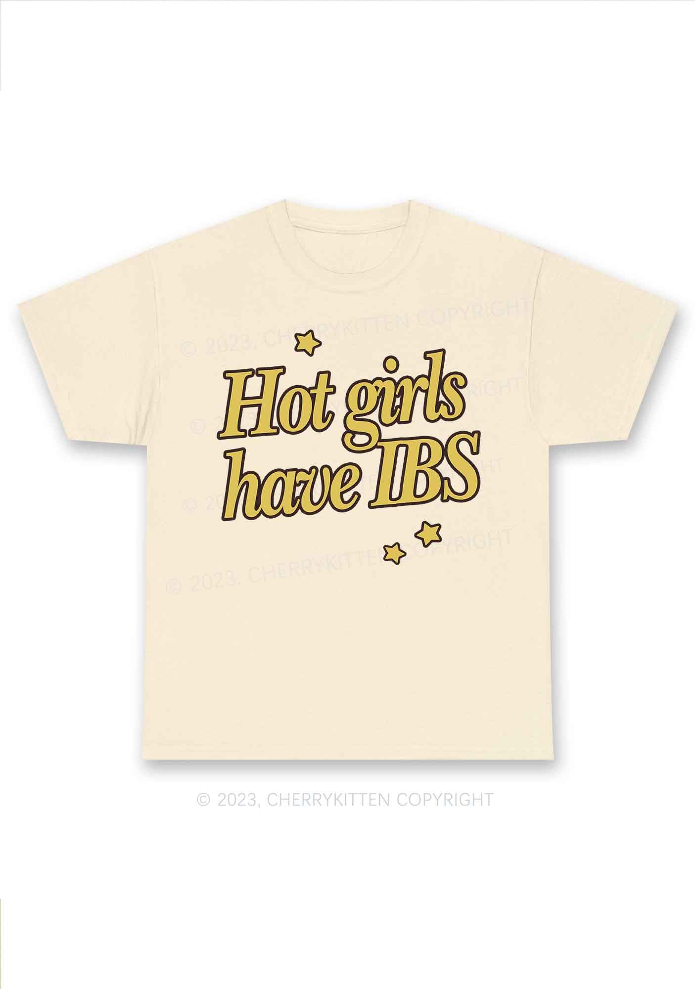 Hot Girls Have IBS Y2K Chunky Shirt Cherrykitten