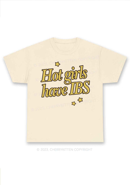 Hot Girls Have IBS Y2K Chunky Shirt Cherrykitten