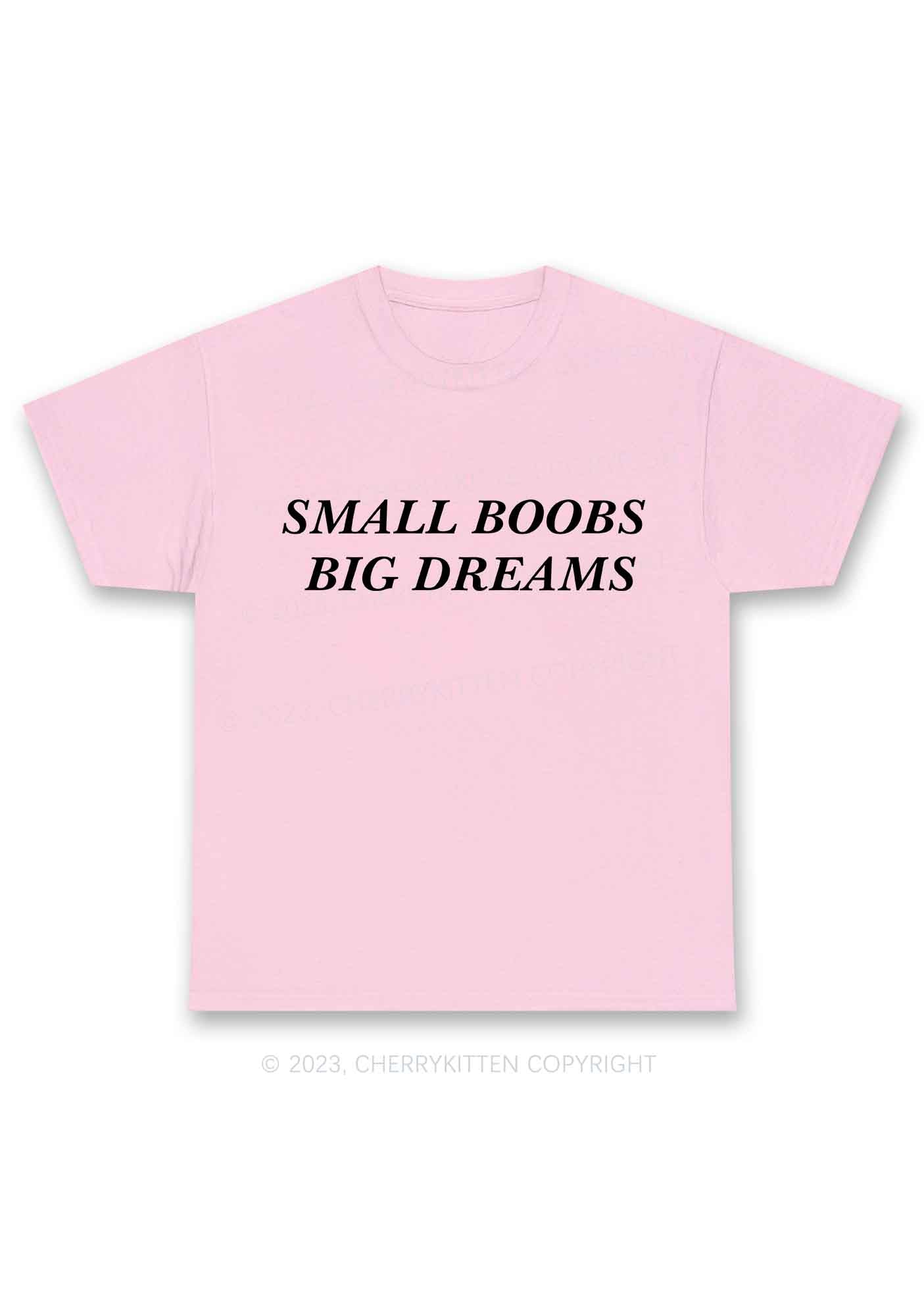 Small But Big Dreams Y2K Chunky Shirt Cherrykitten