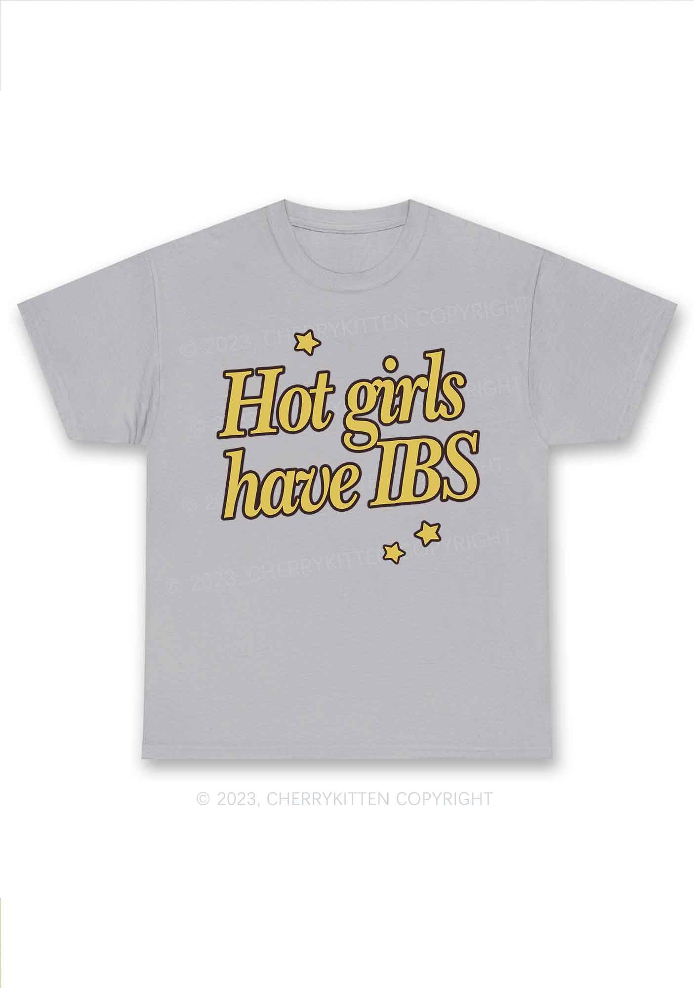 Hot Girls Have IBS Y2K Chunky Shirt Cherrykitten