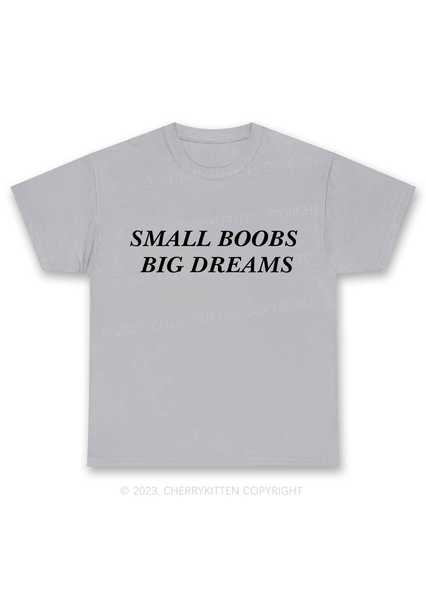 Small But Big Dreams Y2K Chunky Shirt Cherrykitten