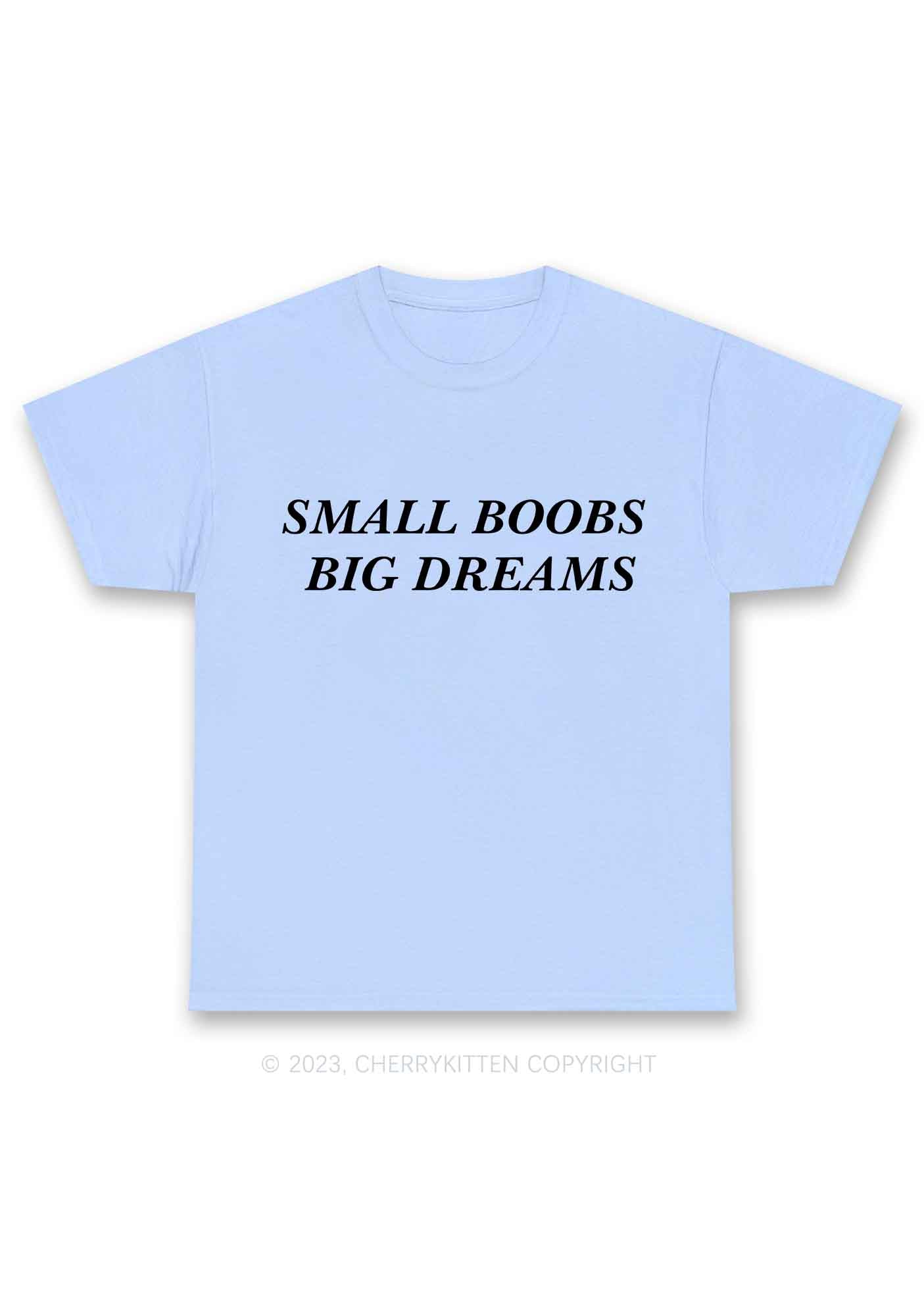 Small But Big Dreams Y2K Chunky Shirt Cherrykitten