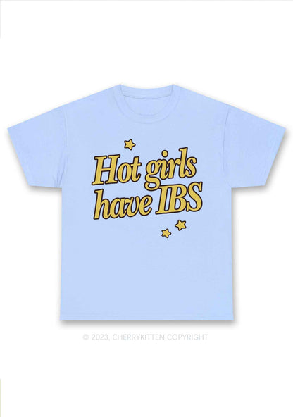 Hot Girls Have IBS Y2K Chunky Shirt Cherrykitten