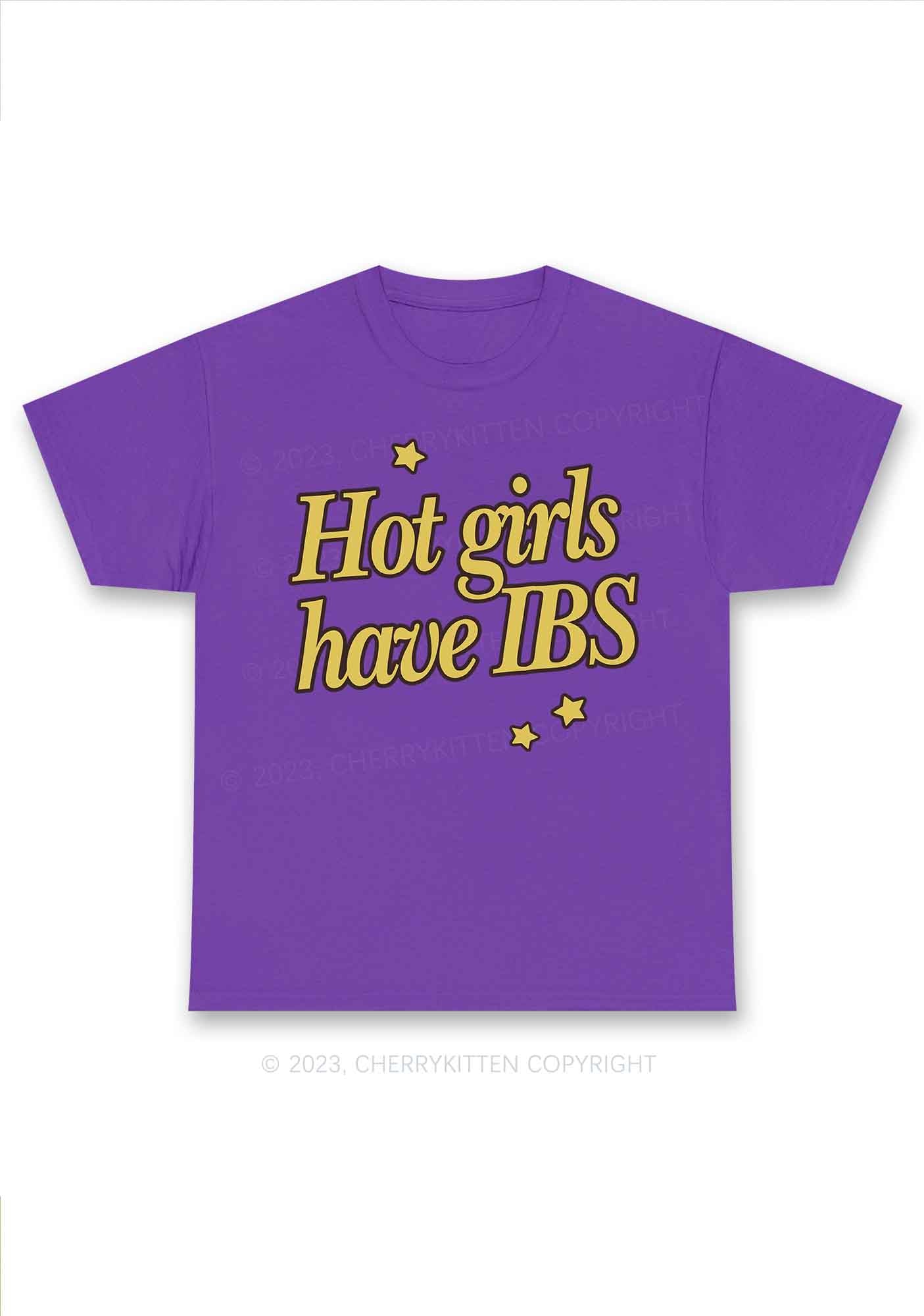 Hot Girls Have IBS Y2K Chunky Shirt Cherrykitten