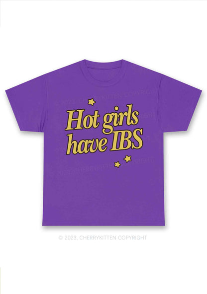 Hot Girls Have IBS Y2K Chunky Shirt Cherrykitten