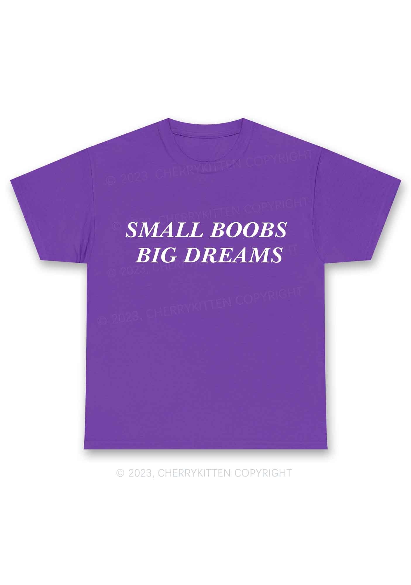 Small But Big Dreams Y2K Chunky Shirt Cherrykitten