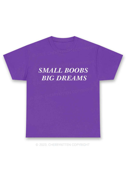 Small But Big Dreams Y2K Chunky Shirt Cherrykitten