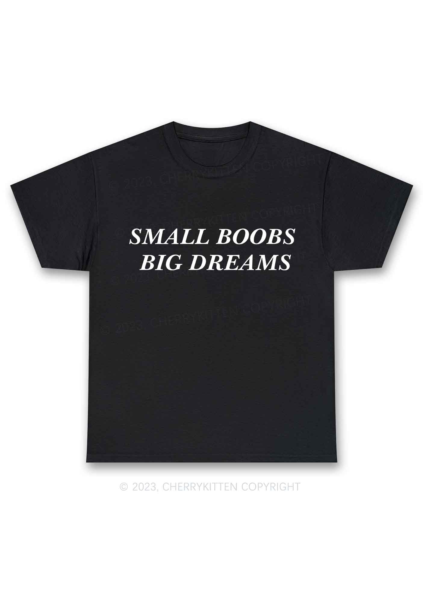 Small But Big Dreams Y2K Chunky Shirt Cherrykitten