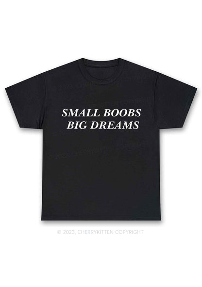 Small But Big Dreams Y2K Chunky Shirt Cherrykitten