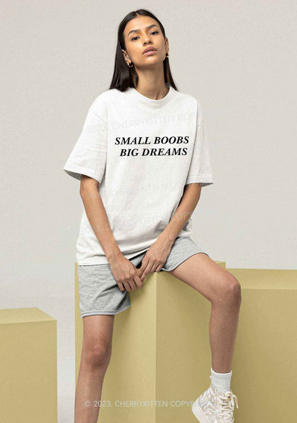 Small But Big Dreams Y2K Chunky Shirt Cherrykitten