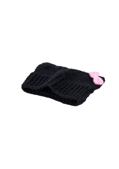 Bow Cat Ears Knit Beanie Y2K Hat Cherrykitten