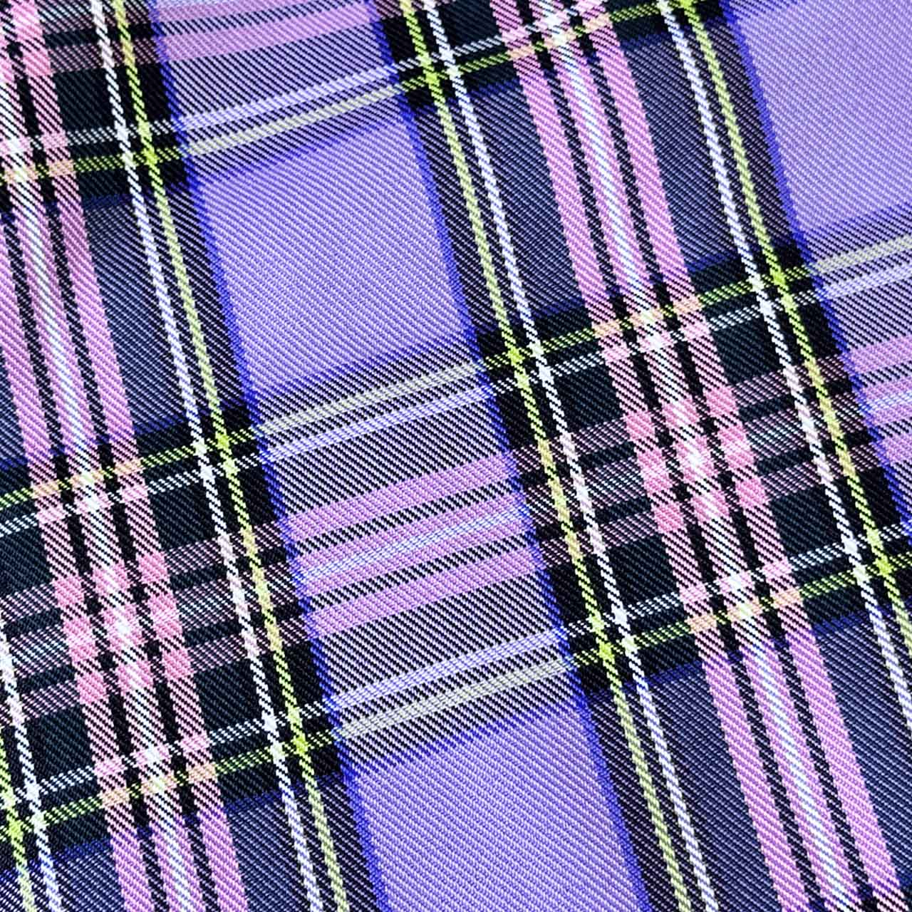 Y2K Vintage Purple Plaid Skirt Cherrykitten