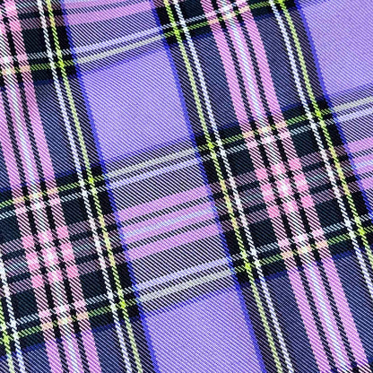 Y2K Vintage Purple Plaid Skirt Cherrykitten