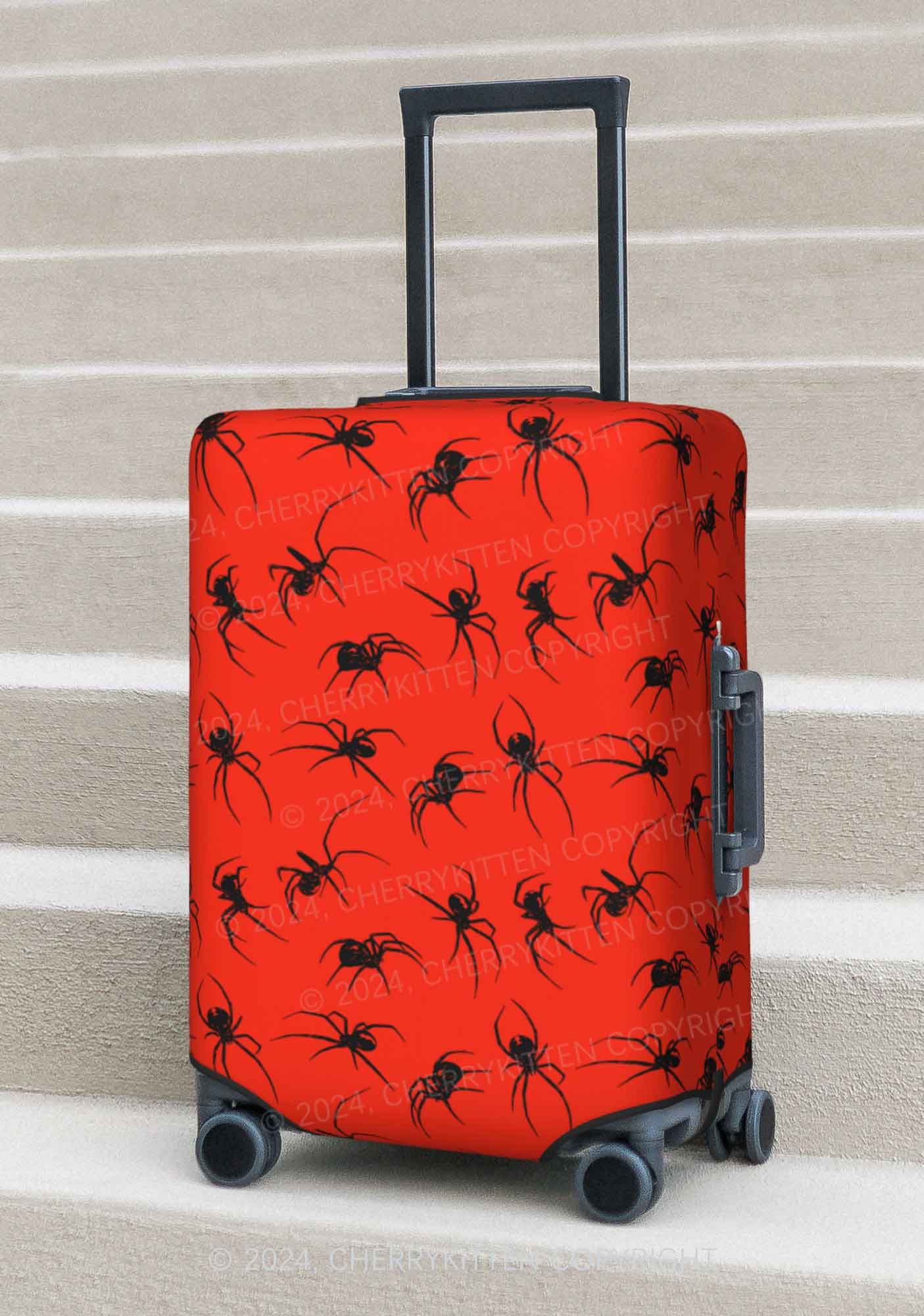 Red Spider Y2K Luggage Cover Cherrykitten