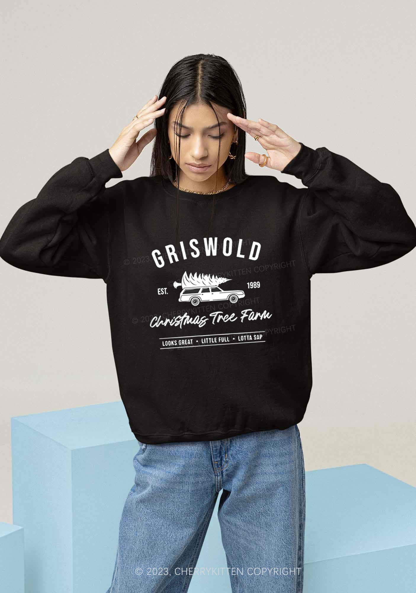 Griswold EST. 1989 Christmas Y2K Sweatshirt Cherrykitten