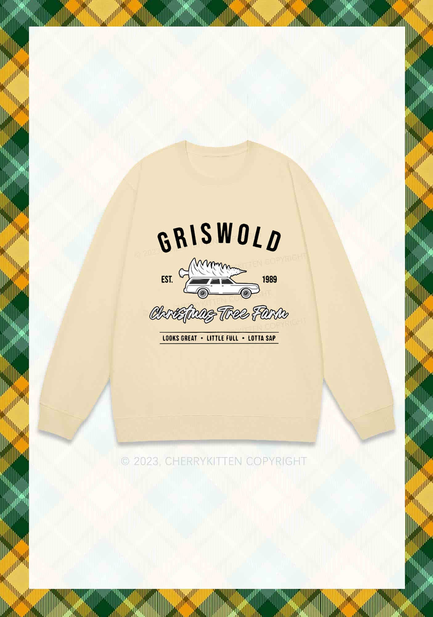 Griswold EST. 1989 Christmas Y2K Sweatshirt Cherrykitten