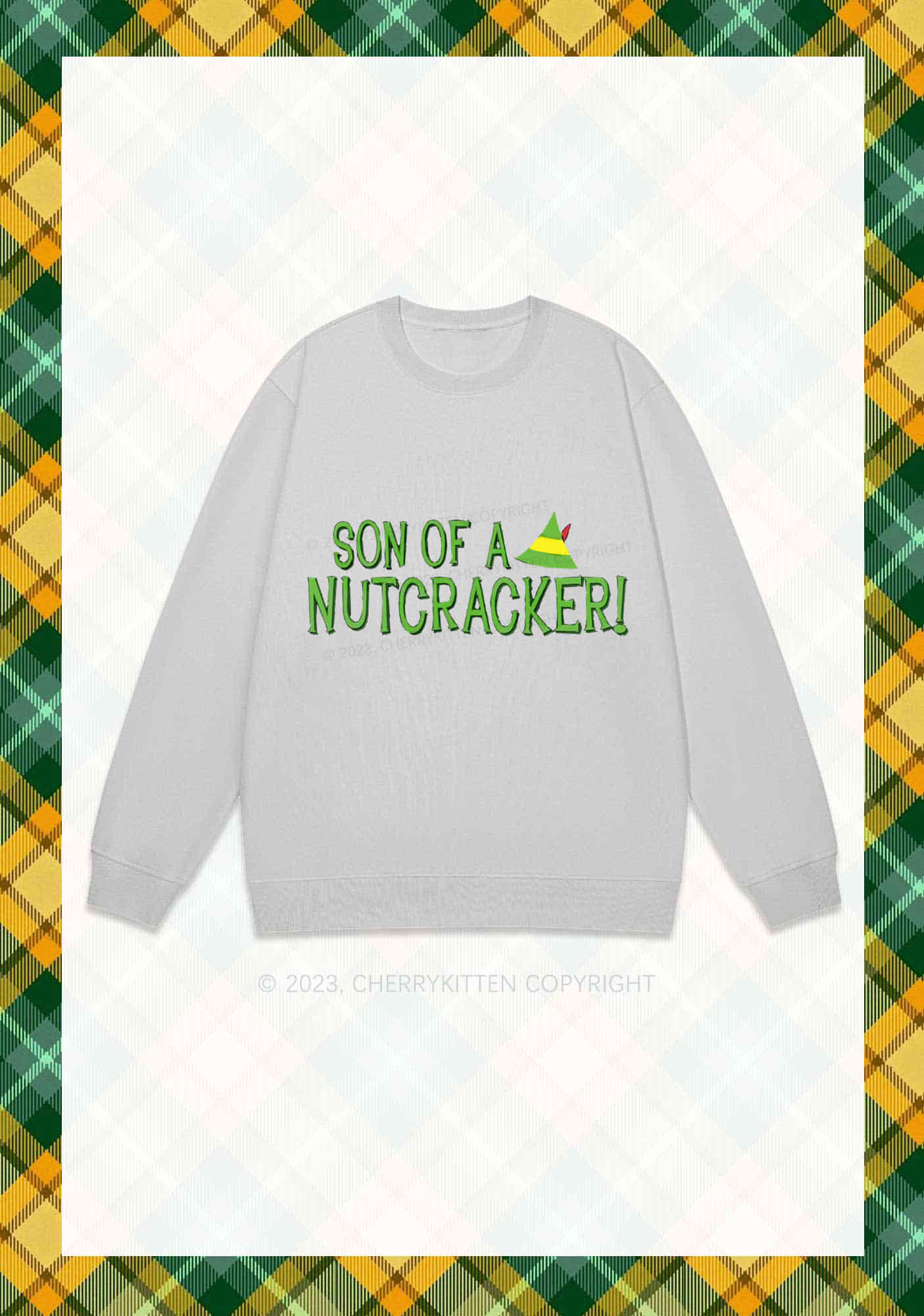 Son Of A Nutcracker Christmas Y2K Sweatshirt Cherrykitten