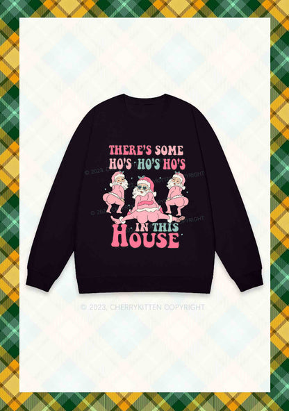 Pink Santas Christmas Y2K Sweatshirt Cherrykitten