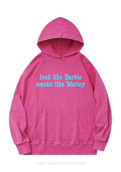 Smoke Like Marley Y2K Washed Hoodie Cherrykitten