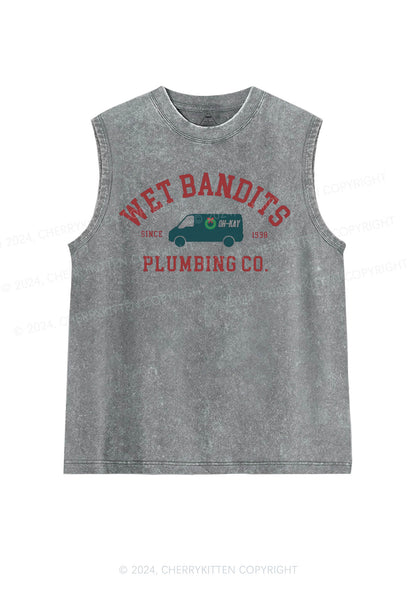 Christmas Wet Bandits Y2K Washed Tank Cherrykitten