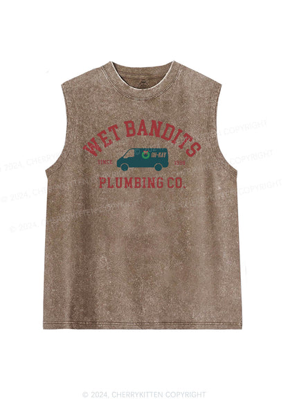 Christmas Wet Bandits Y2K Washed Tank Cherrykitten