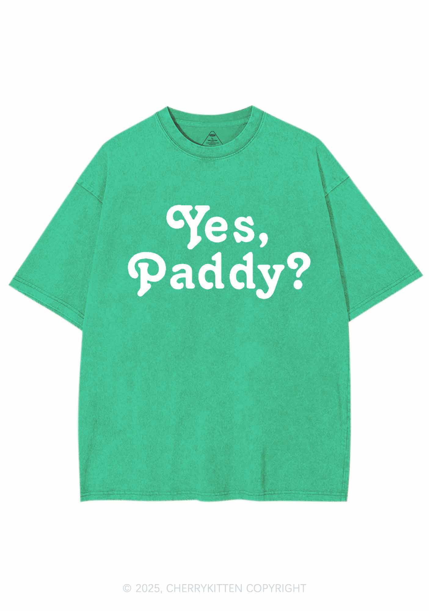 Yes Paddy St Patricks Y2K Washed Tee Cherrykitten