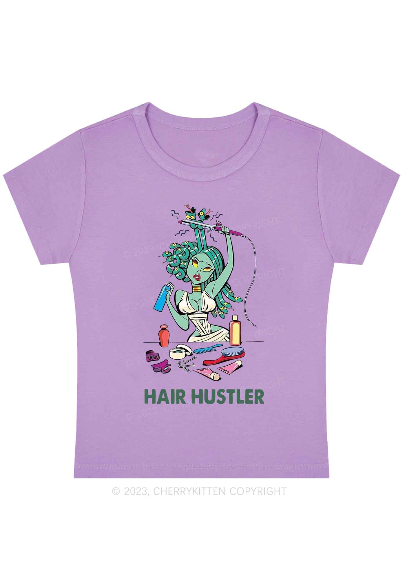 Snakes Hair Hustler Halloween Y2K Baby Tee Cherrykitten